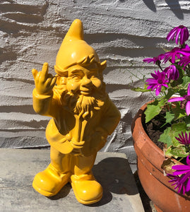 Stoobz naughty gnome swearing (yellow) large