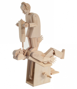 Timber kits Demon Dentist Mechanical Wooden Model Self Build Kit