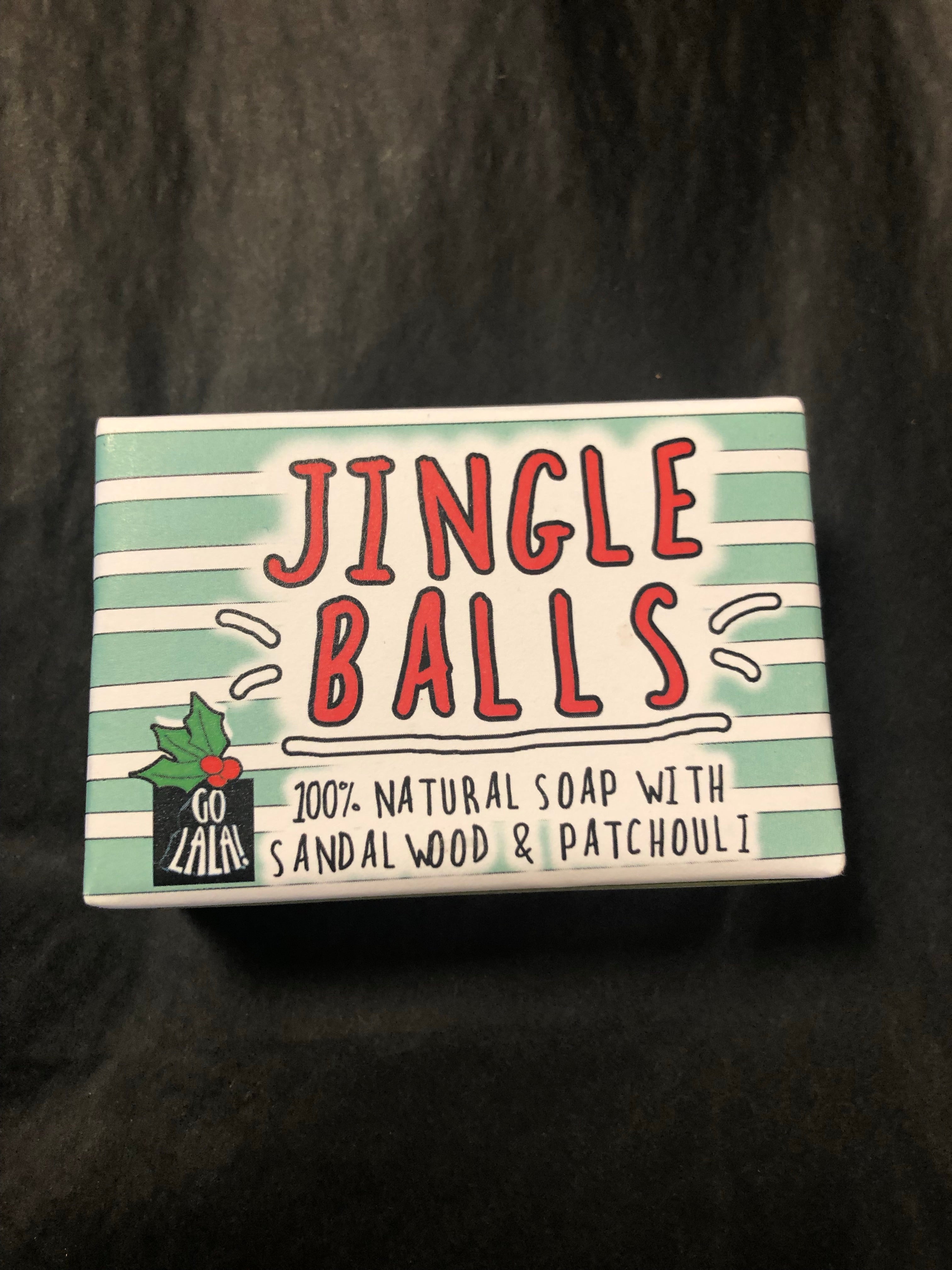 Funny Xmas Soap Bar - Jingle Balls