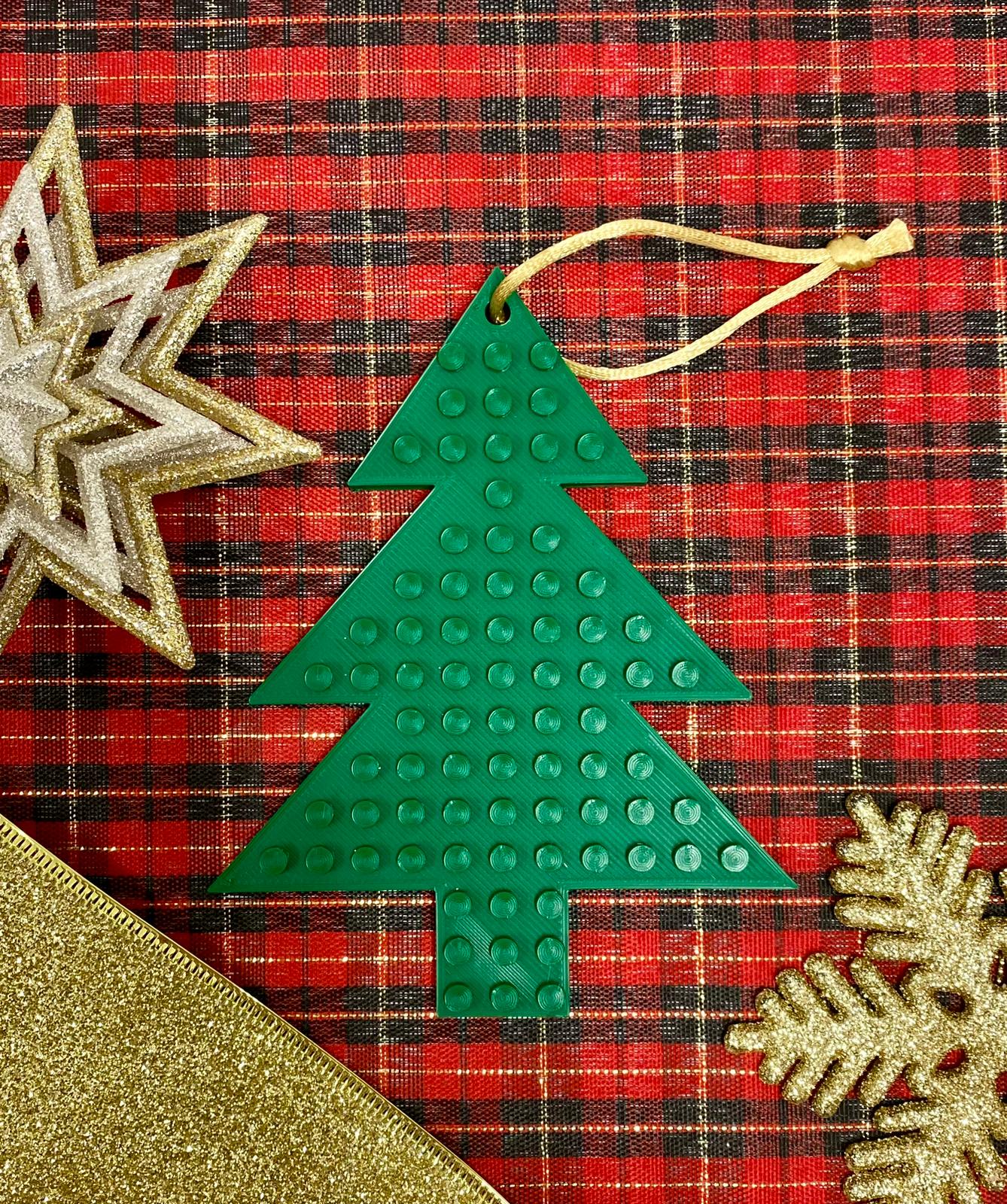 Lego Compatible large Hanger - Christmas tree - Choice of colors