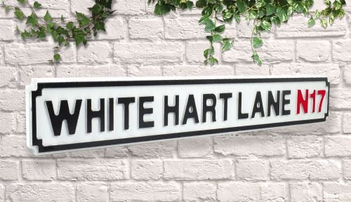 tottenham white hart lane street sign