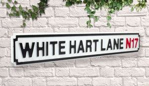 tottenham white hart lane street sign