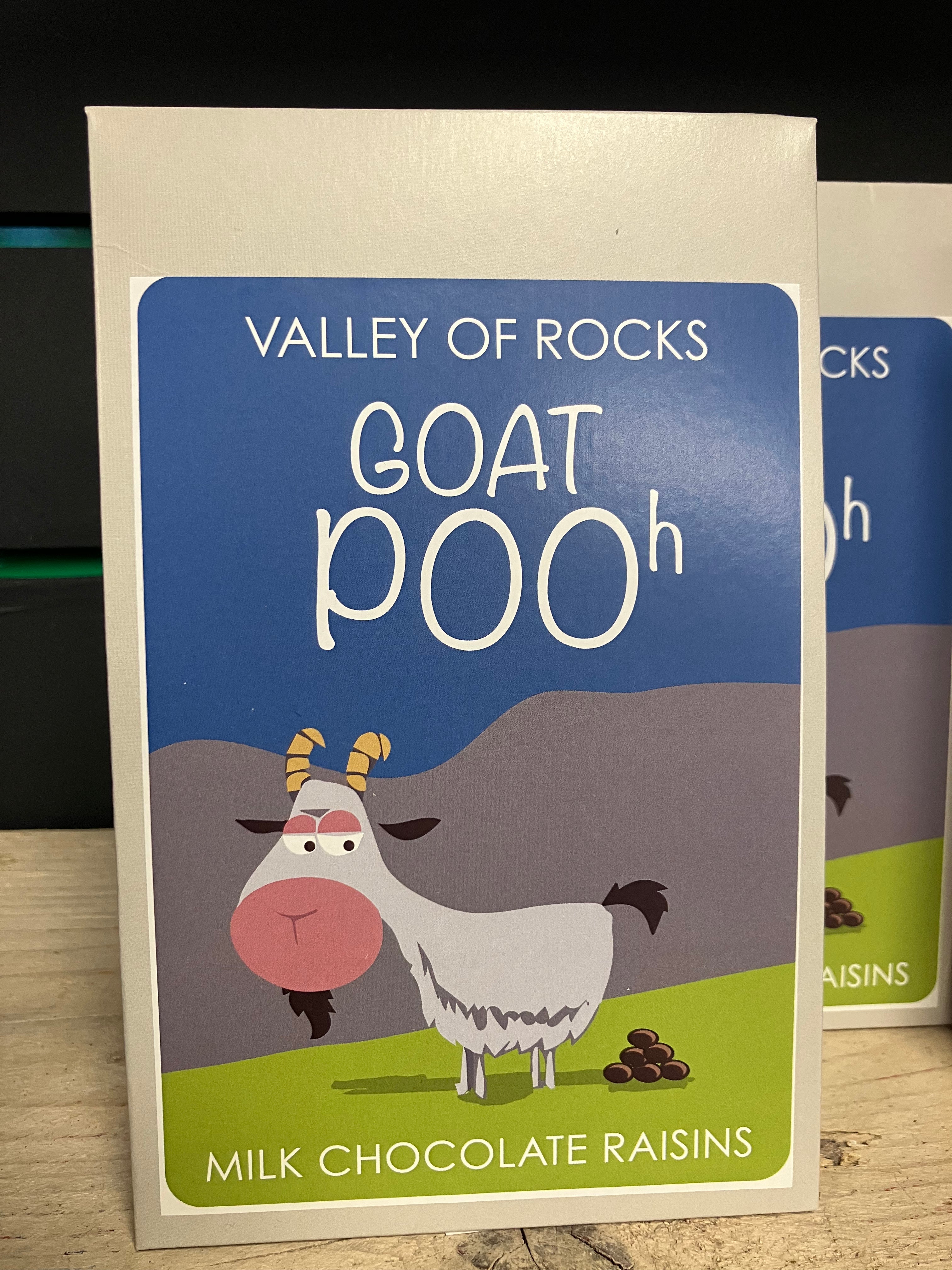 Valley of Rocks Goat Pooh Chocolate Raisins Lynton & Lynmouth