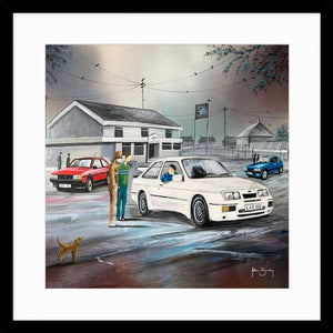 Ravers Unite - Sierra Cosworth, Peugeot 205, Scirocco Exclusive Adam Barsby Art Picture