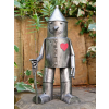 Terrence the Tin Man metal garden statue