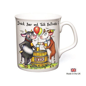 DrawUK Bone China Art funny mug