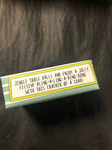 Funny Xmas Soap Bar - Jingle Balls