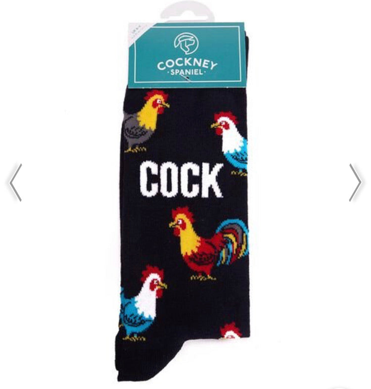 Cockney Spaniel Cock Christmas Socks