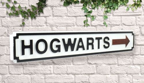 hogwarts street sign