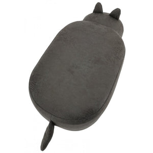 suede animal footstool - grey hippo Stool