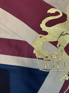 Golden crested Union Jack flag