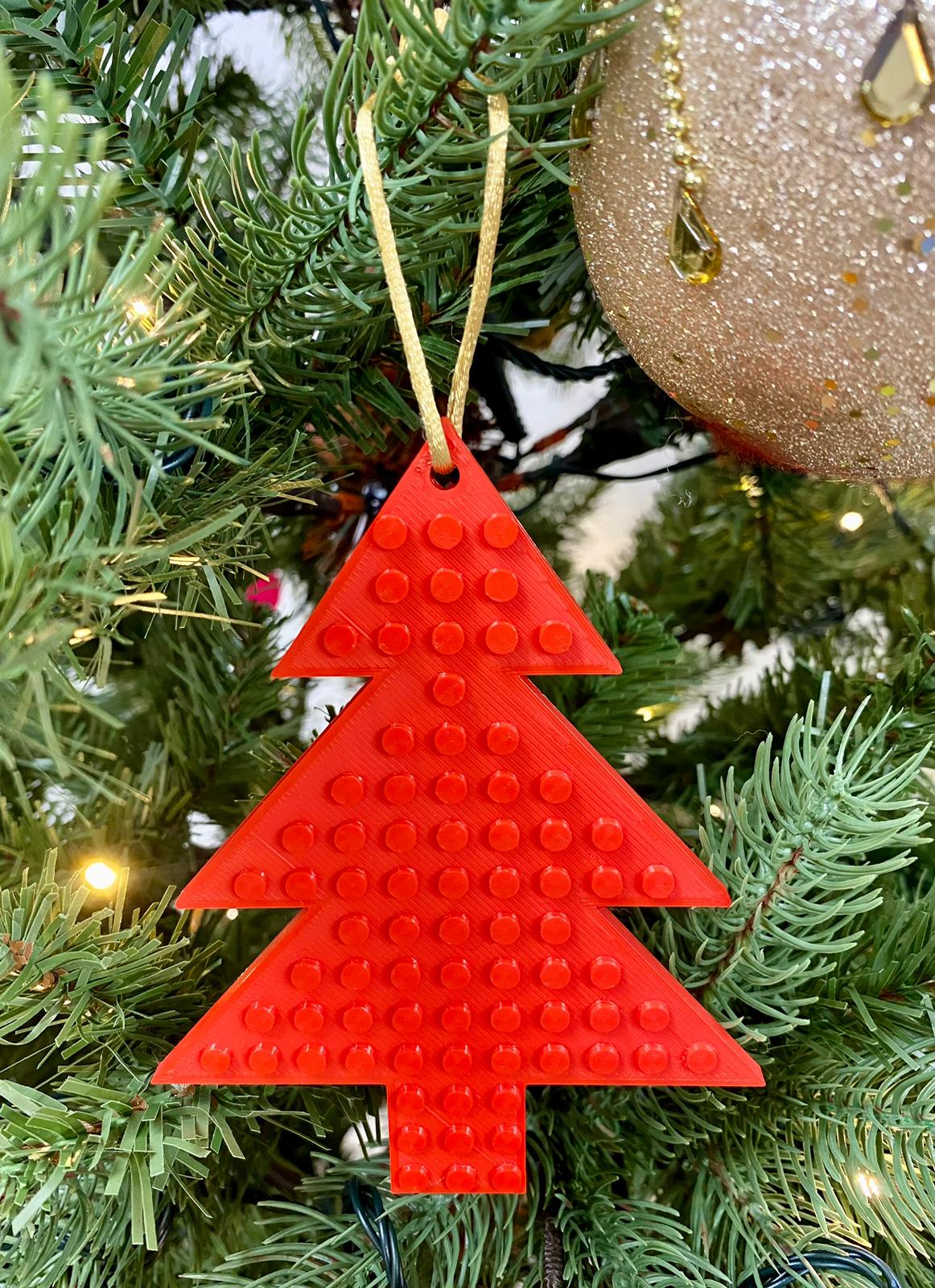 Lego Compatible large Hanger - Christmas tree - Choice of colors