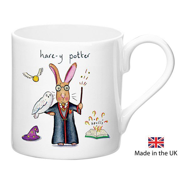 DrawUK Bone China Art funny mug