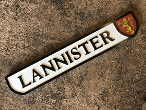 Lannister Game of Thrones wooden sign - SALE