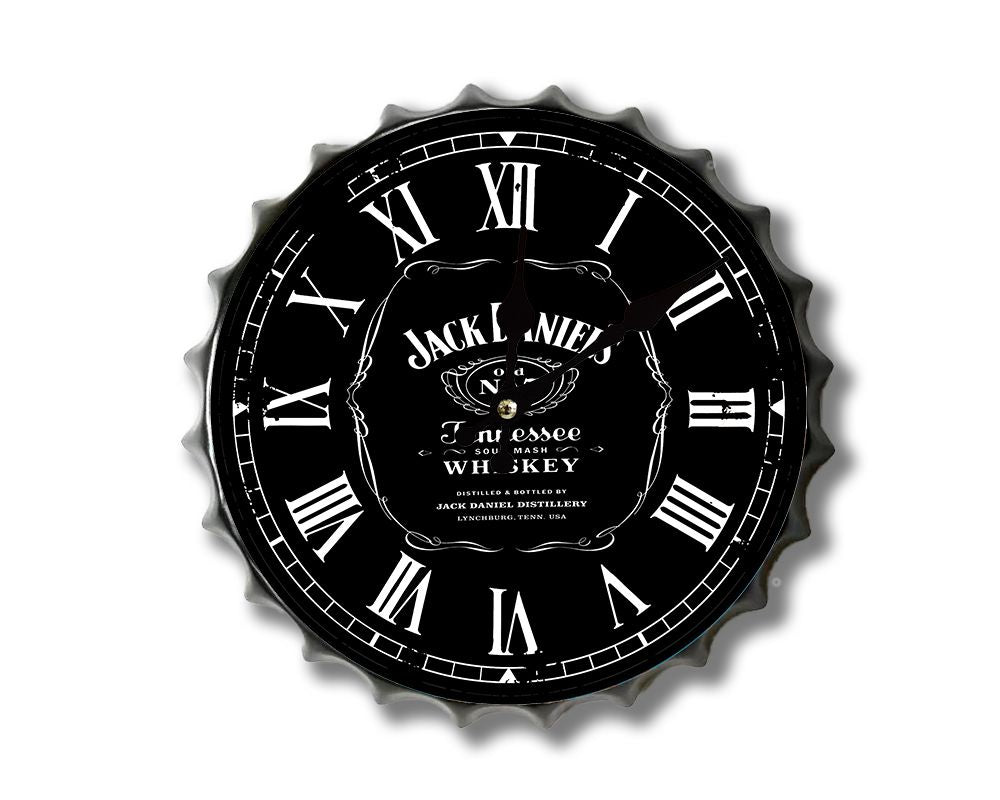 Jack Daniels Bottle top Clock cap 30cm - SALE