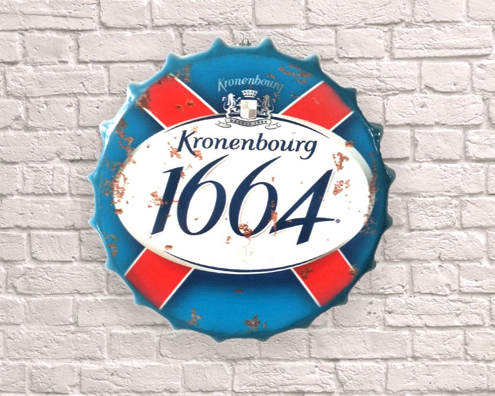 kronenburg giant metal hanging bottle top