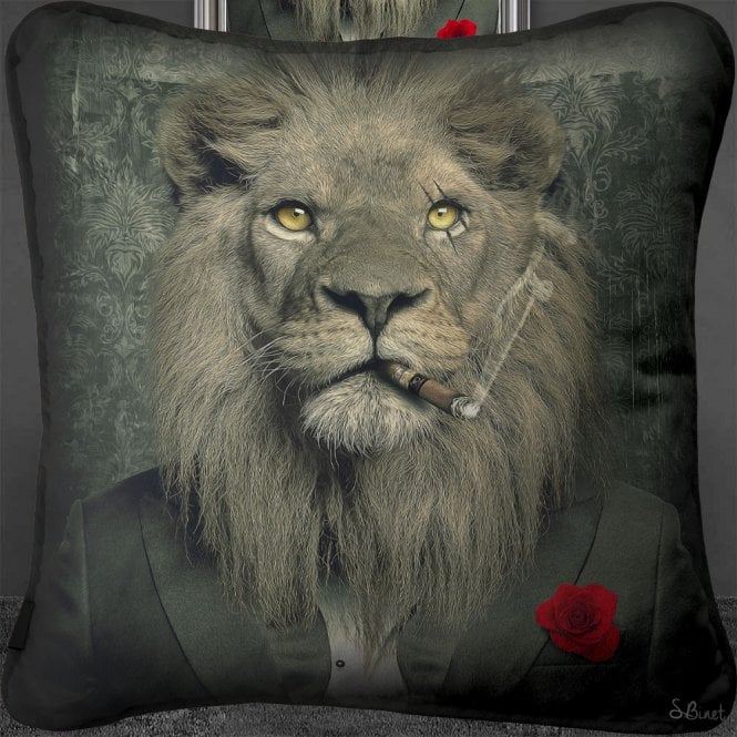Licenced Sylvan Binet Artwork Silk Printed Duck Feather Filled Large Statement Cushion - Choice of designs