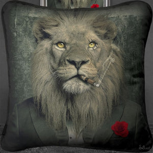 Licenced Sylvan Binet Artwork Silk Printed Duck Feather Filled Large Statement Cushion - Choice of designs