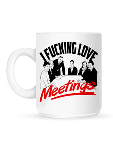 Funny Ceramic Mug - I Love Vegans