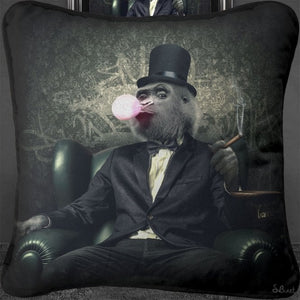 Licenced Sylvan Binet Artwork Silk Printed Duck Feather Filled Large Statement Cushion - Choice of designs