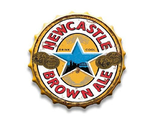 Newcastle brown Ale large giant Bottle top cap 30cm