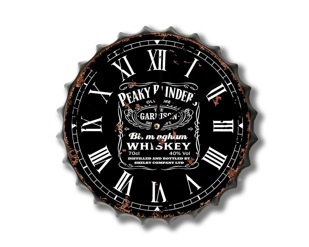 Peaky Blinders Bottle top cap Clock 30cm