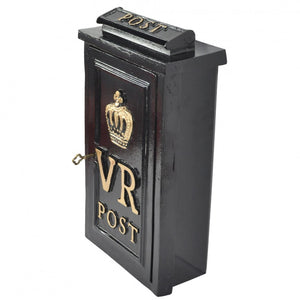 ER Cast Iron Post box with 2 keys - ER,GR or VR
