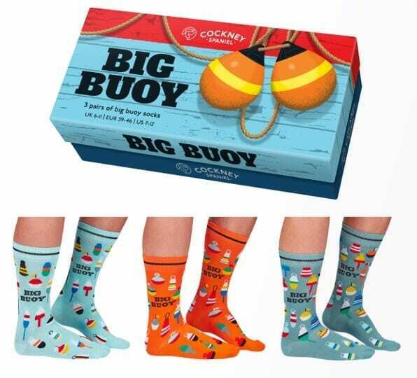 Cockney Spaniel Socks Funny / Rude Box Set - Big Buoy (Big Boy) Boat Sailing