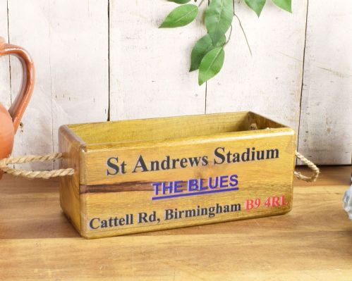 Birmingham City St Andrews wooden storage box - SALE