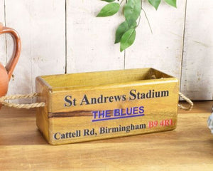 Birmingham City St Andrews wooden storage box