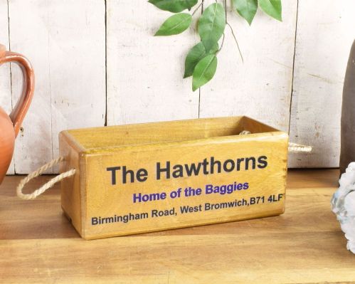 West Bromwich Albion The Hawthorns wooden box