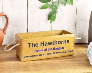 West Bromwich Albion The Hawthorns wooden box SALE