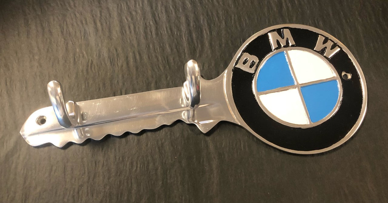 Car logo giant key aluminium hand painted coat hooks