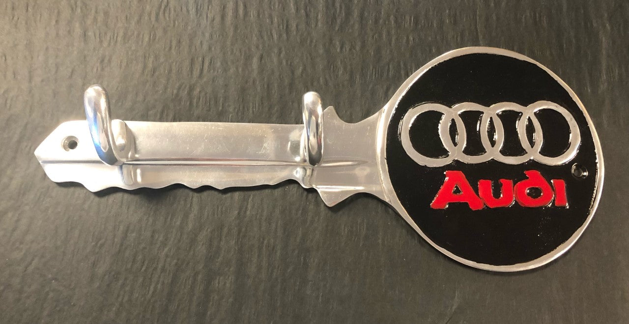 Car logo giant key aluminium hand painted coat hooks