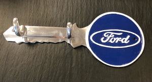 Car logo giant key aluminium hand painted coat hooks