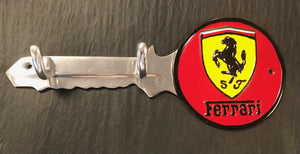 Wall mounted key hooks - Car logos - Ferrari