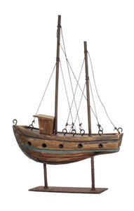Shoeless Joe Tug Boat on Stand - Choice of 2 sizes