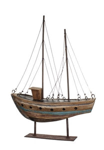 Shoeless Joe Tug Boat on Stand - Choice of 2 sizes